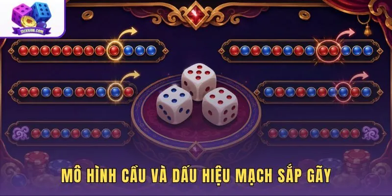 Dấu hiệu gãy nhịp trong thủ thuật bẻ cầu tài xỉu theo từng dạng mạch
