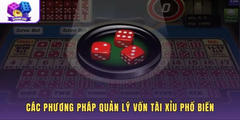 Phương pháp quản lý vốn tài xỉu phổ biến từ phẳng đến lũy tiến