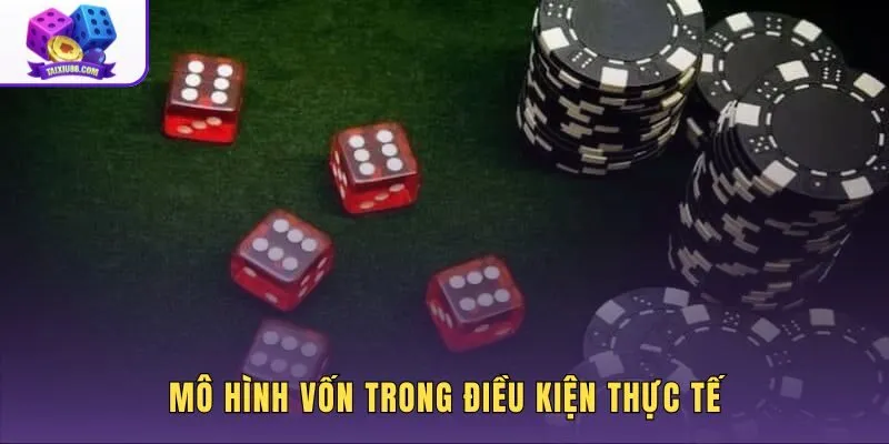 Công thức tính tổng vốn và xác suất cháy vốn khi áp dụng chiến thuật đánh gấp thếp