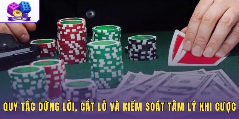 Mốc dừng lời và cắt lỗ khi đánh tài xỉu theo vốn mỗi phiên