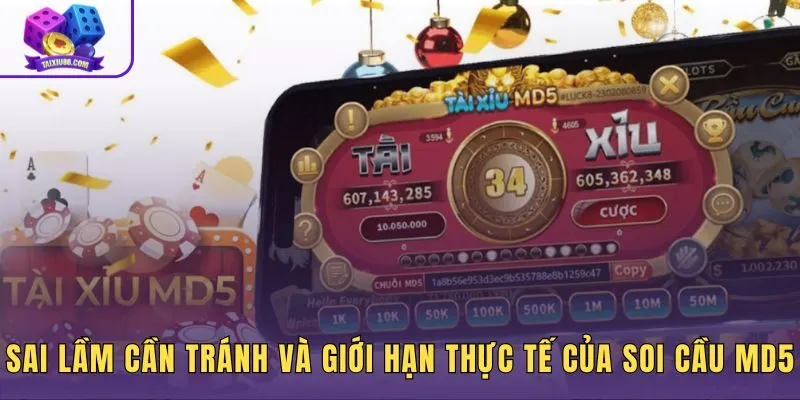 Giới hạn của soi cầu tài xỉu MD5 trước yếu tố ngẫu nhiên