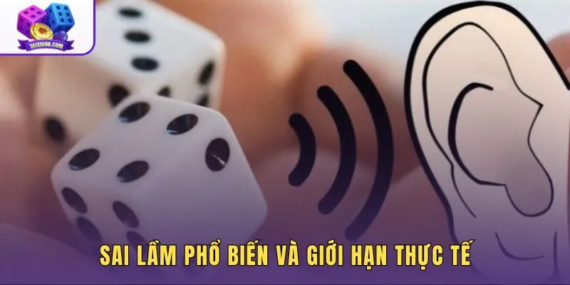 Những hiểu lầm khi áp dụng mẹo nghe hột tài xỉu trong môi trường ồn