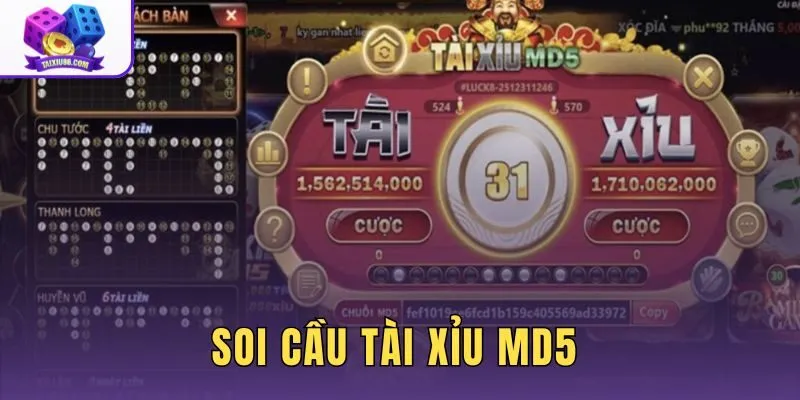 Soi Cầu Tài Xỉu MD5