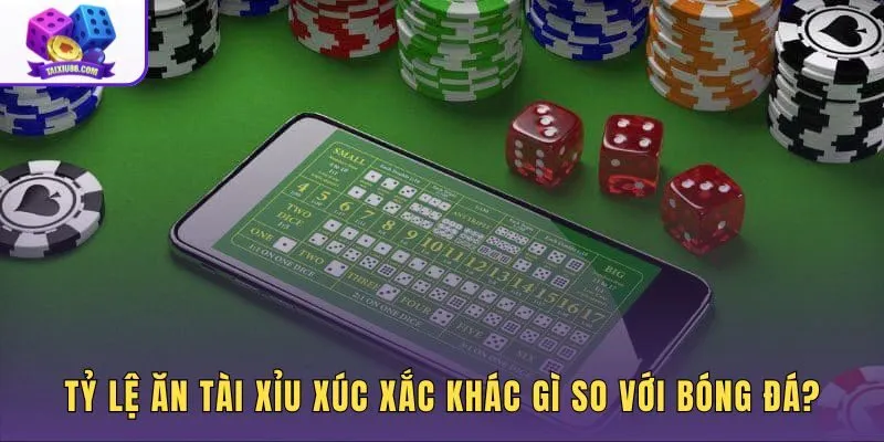 So sánh tỷ lệ ăn tài xỉu xúc xắc cố định và odds bóng đá biến động