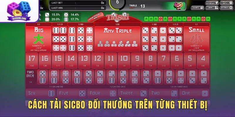 Game Sicbo đổi thưởng trên Android iPhone PC từng bước