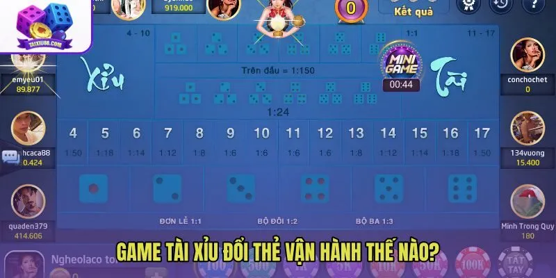 Game tài xỉu đổi thẻ cùng cơ chế xúc xắc minh bạch