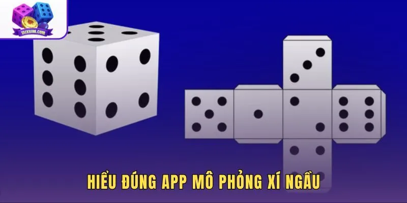 App mô phỏng xí ngầu và ngữ cảnh tài xỉu ba viên