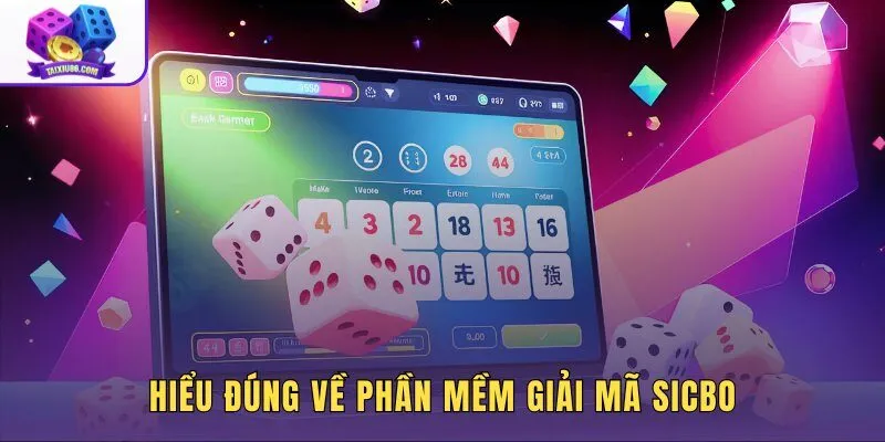 Phần mềm giải mã Sicbo và ranh giới dữ liệu xác suất