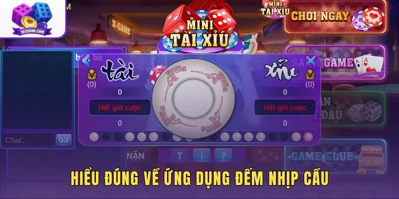 Ứng dụng đếm nhịp cầu và dữ liệu lịch sử Tài Xỉu
