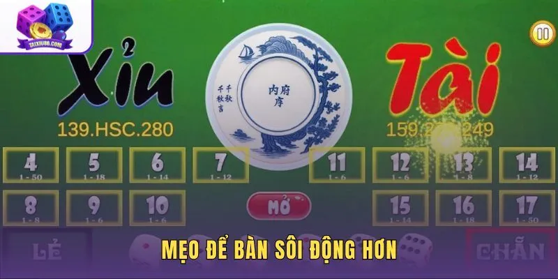 Tài xỉu nhiều người chơi với biến thể vui và điểm rõ