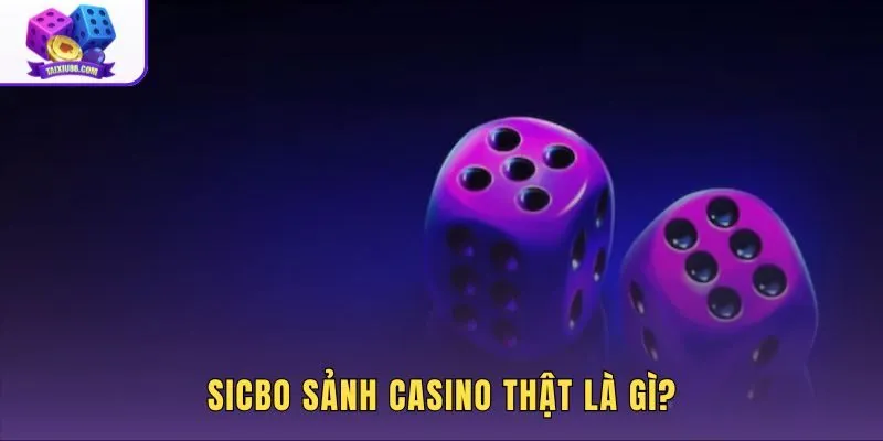 Sicbo sảnh casino thật với ví thật và xúc xắc live